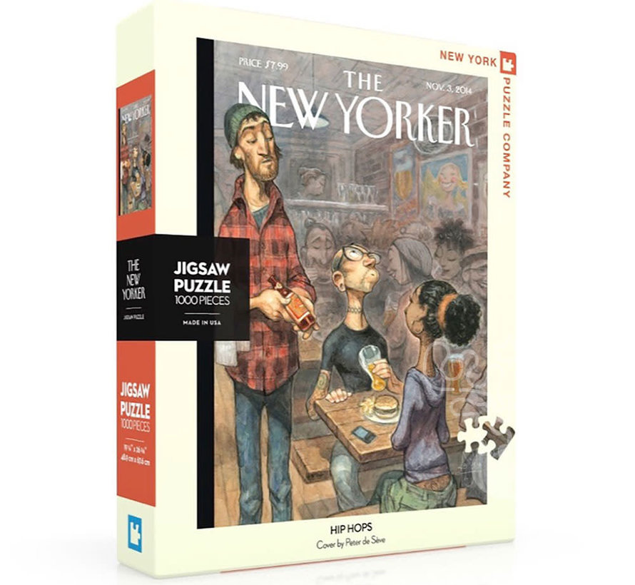 New York Puzzle Co. The New Yorker: Hip Hops Puzzle 1000pcs