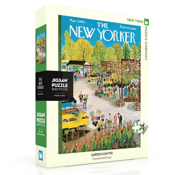 New York Puzzle Company New York Puzzle Co. The New Yorker: Garden Center Puzzle 500pcs