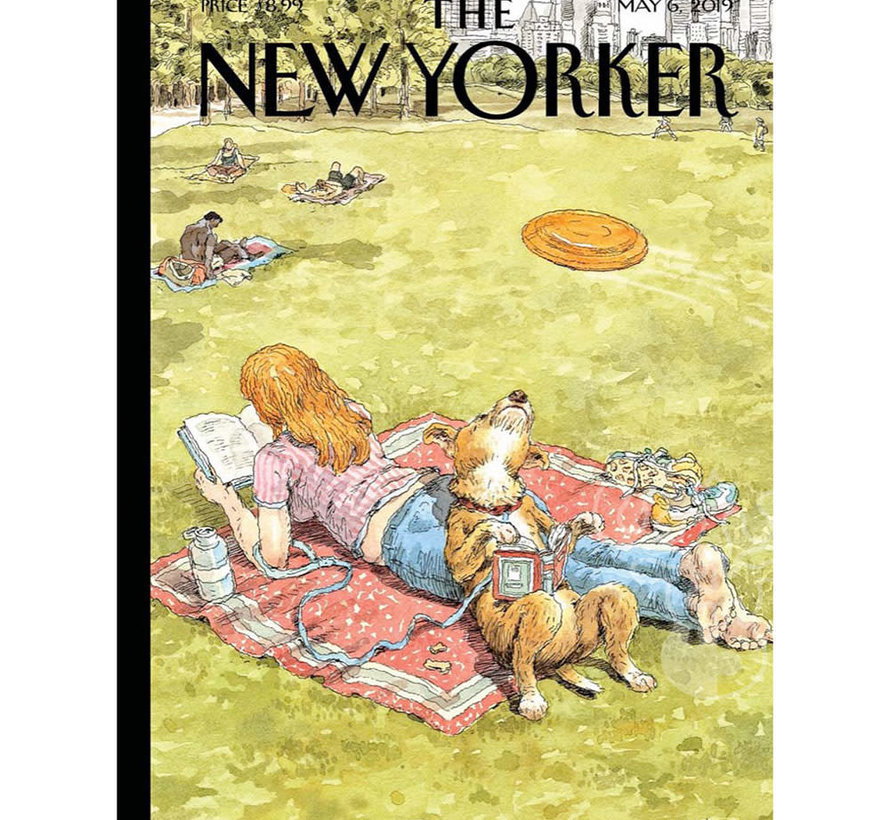 New York Puzzle Co. The New Yorker: To Fetch or Not To Fetch Puzzle 500pcs