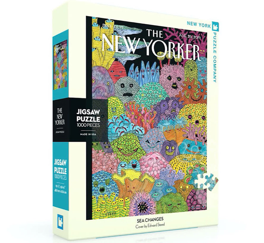 New York Puzzle Co. The New Yorker: Sea Changes Puzzle 1000pcs