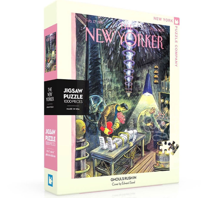 New York Puzzle Co. The New Yorker: Ghouls Rush In Puzzle 1000pcs *