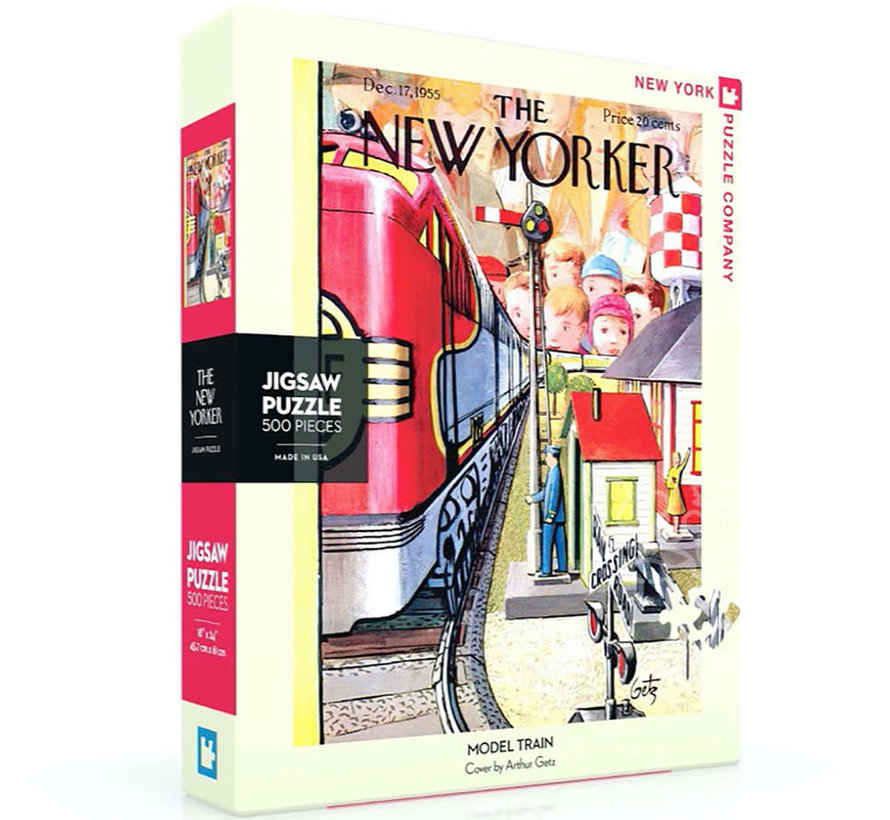 New York Puzzle Co. The New Yorker: Model Trail Puzzle 500pcs