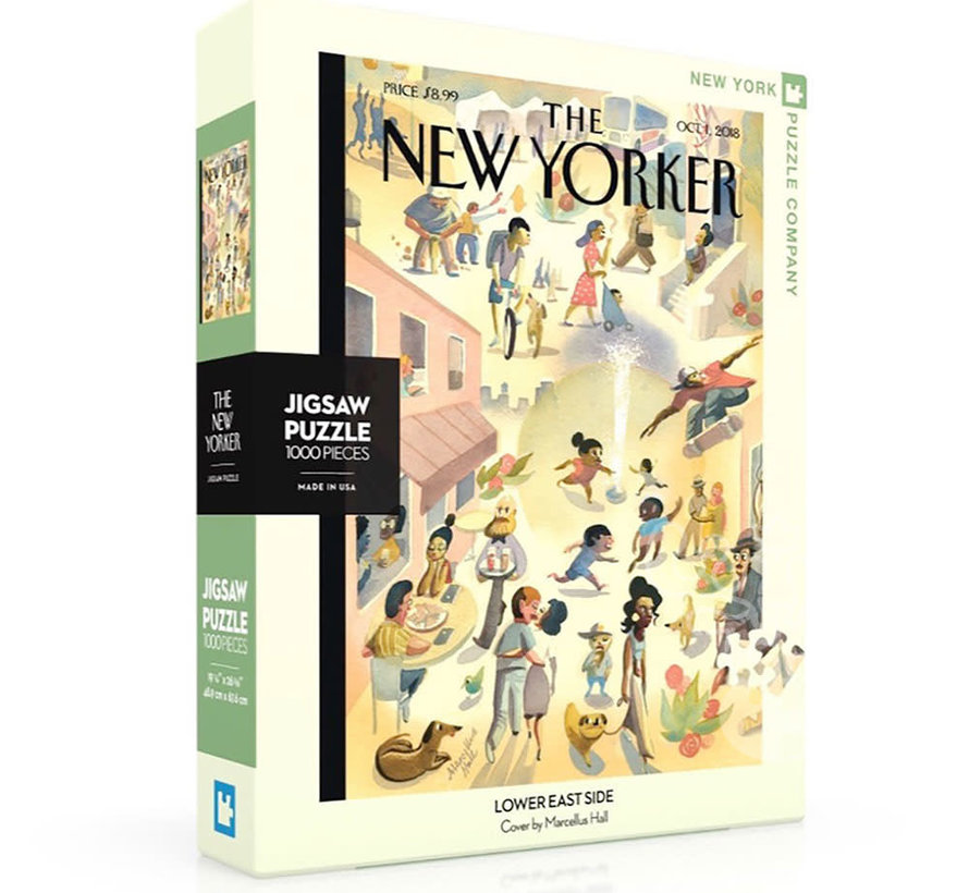 New York Puzzle Co. The New Yorker: Lower East Side Puzzle 1000pcs