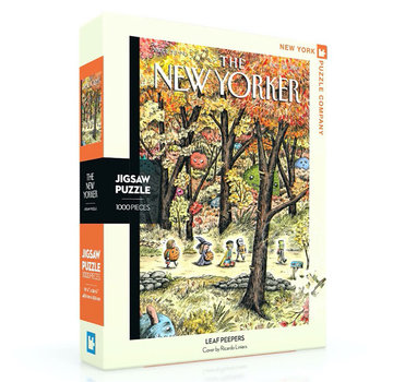 New York Puzzle Company New York Puzzle Co. The New Yorker: Leaf Peepers Puzzle 1000pcs