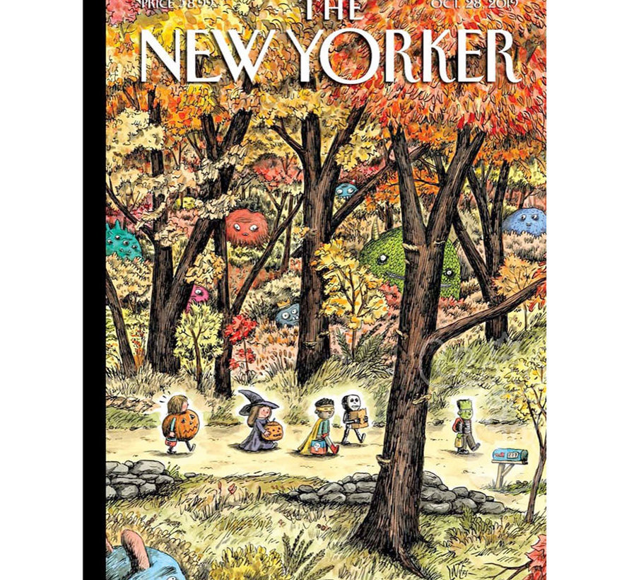 New York Puzzle Co. The New Yorker: Leaf Peepers Puzzle 1000pcs