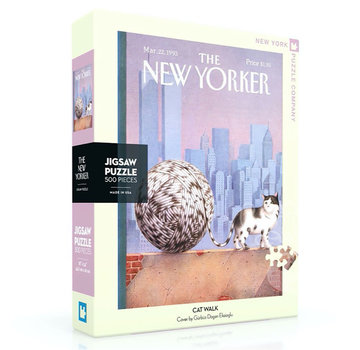 New York Puzzle Company New York Puzzle Co. The New Yorker: Cat Walk Puzzle 500pcs