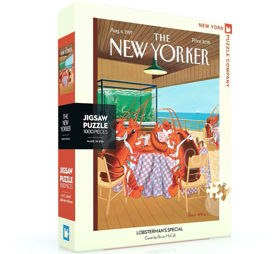 New York Puzzle Co. The New Yorker: Lobsterman's Special Puzzle 1000pcs
