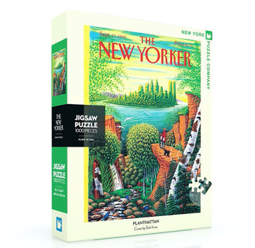 New York Puzzle Company New York Puzzle Co. The New Yorker: Planthattan Puzzle 1000pcs