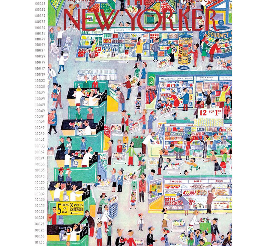 New York Puzzle Co. The New Yorker: The Market Puzzle 1000pcs*