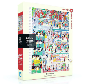 New York Puzzle Company New York Puzzle Co. The New Yorker: The Market Puzzle 1000pcs*