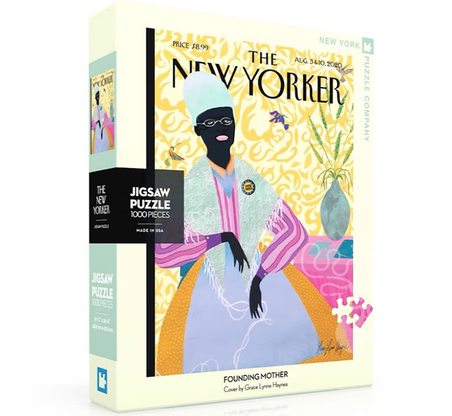 New York Puzzle Co. The New Yorker: Founding Mother Puzzle 1000pcs