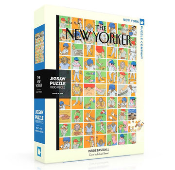 New York Puzzle Company New York Puzzle Co. The New Yorker: Inside Baseball Puzzle 1000pcs