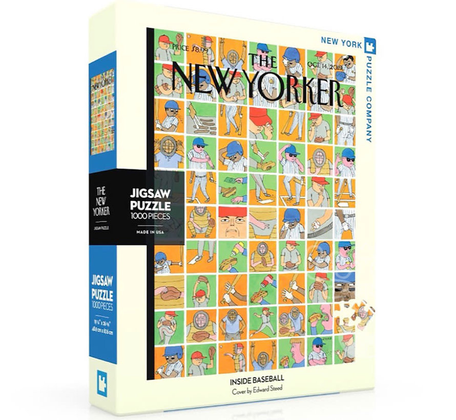New York Puzzle Co. The New Yorker: Inside Baseball Puzzle 1000pcs
