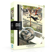 New York Puzzle Company New York Puzzle Co. The New Yorker: Let Sleeping Cats Lie Puzzle 500pcs