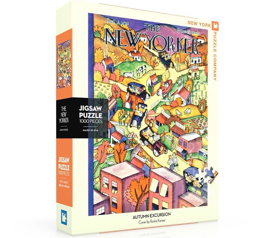 New York Puzzle Co. The New Yorker: Autumn Excursion Puzzle 1000pcs*