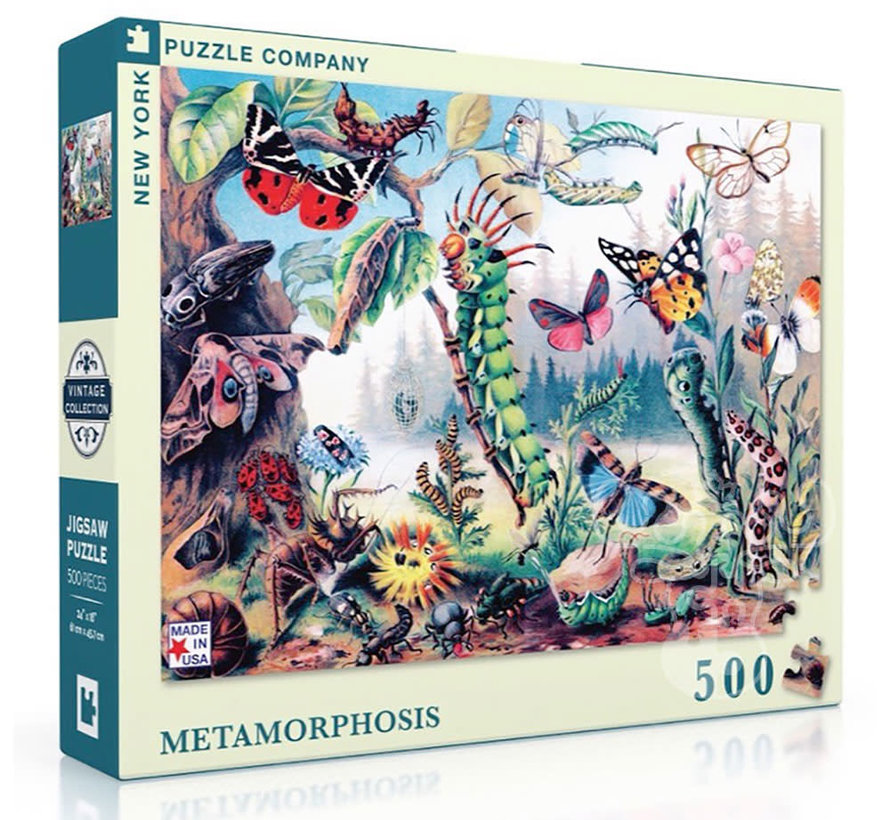 New York Puzzle Co. Vintage Collection: Metamorphosis Puzzle 500pcs