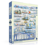 New York Puzzle Company New York Puzzle Co. Vintage Collection: Navires ~ Ships Puzzle 1000pcs*