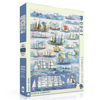 New York Puzzle Company New York Puzzle Co. Vintage Collection: Navires ~ Ships Puzzle 1000pcs