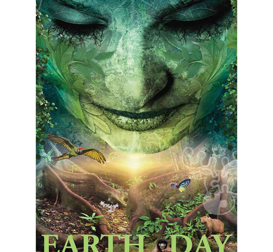 New York Puzzle Co. Visions: Earth Day: Mother Nature Puzzle 1000pcs