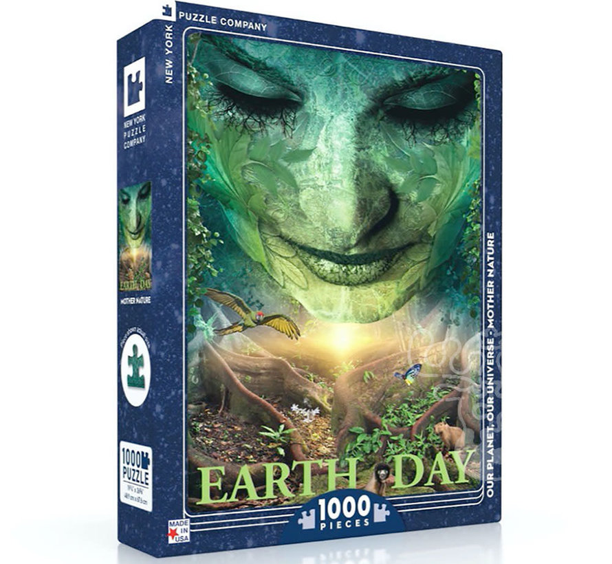New York Puzzle Co. Visions: Earth Day: Mother Nature Puzzle 1000pcs