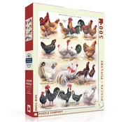 New York Puzzle Company New York Puzzle Co. Vintage Collection: Poules ~ Poultry Puzzle 500pcs