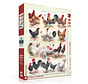 FINAL SALE New York Puzzle Co. Vintage Collection: Poules ~ Poultry Puzzle 500pcs
