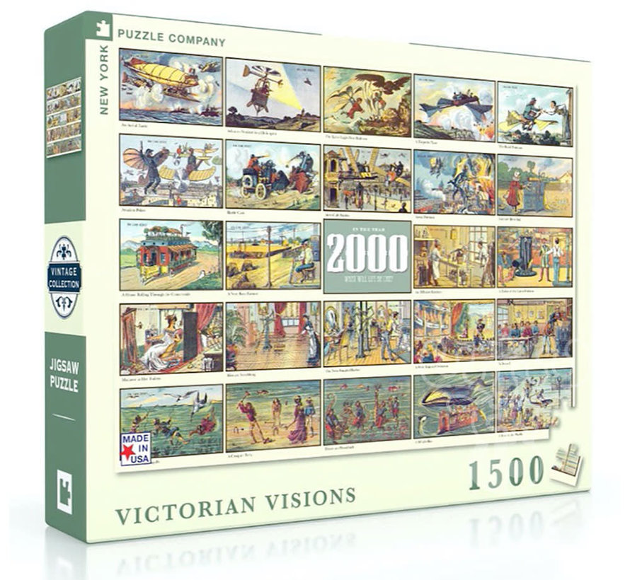 New York Puzzle Co. Vintage Collection: Victorian Visions Puzzle 1500pcs