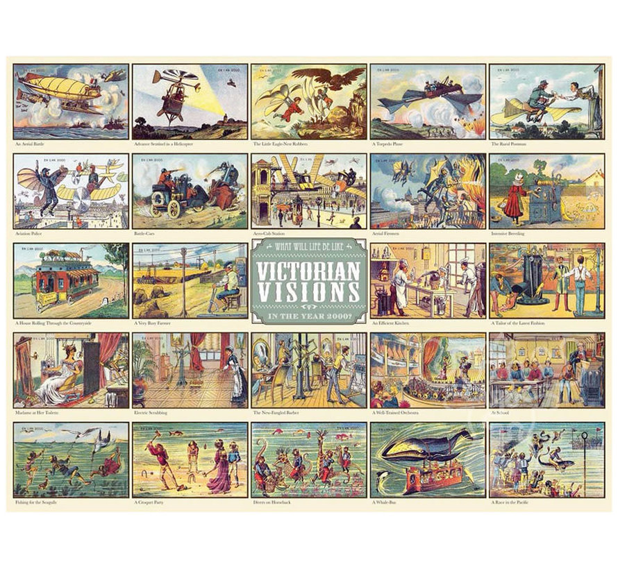 New York Puzzle Co. Vintage Collection: Victorian Visions Puzzle 1500pcs