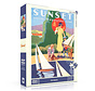 New York Puzzle Co. Sunset: Toy Boats Puzzle 1000pcs