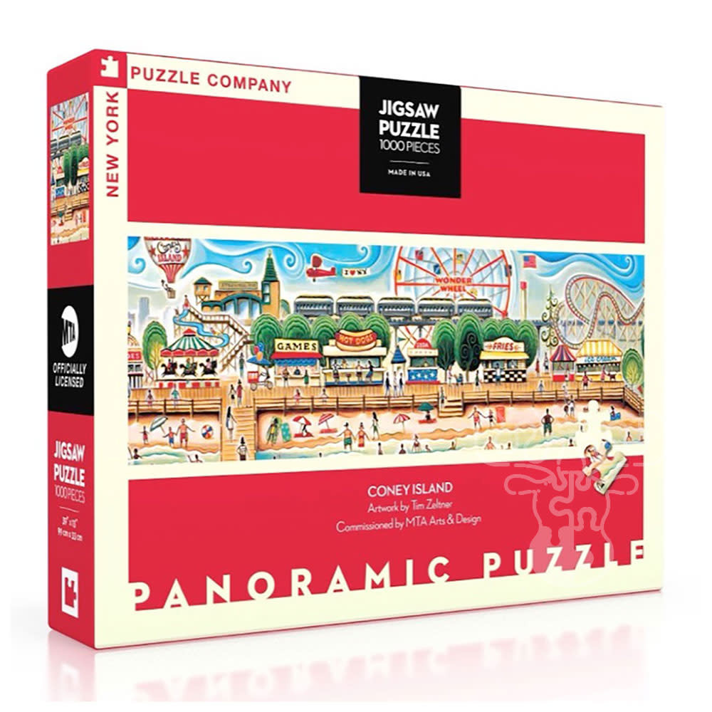 New York Puzzle Co. Coney Island Panoramic Puzzle 1000pcs Puzzles Canada