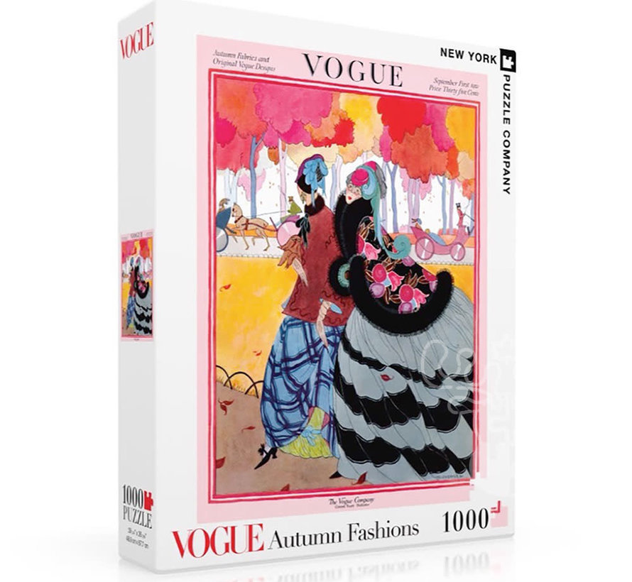 New York Puzzle Co. Vogue: Autumn Fashions Puzzle 1000pcs