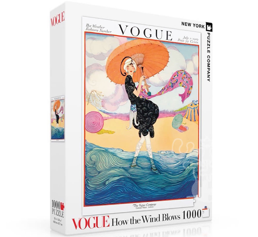New York Puzzle Co. Vogue: How the Wind Blows Puzzle 1000pcs