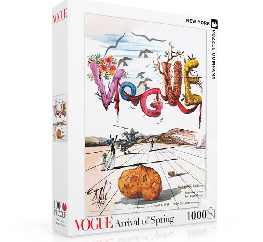New York Puzzle Co. Vogue: The Arrival of Spring Puzzle 1000pcs