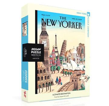 New York Puzzle Company New York Puzzle Co. The New Yorker: Ultimate Destination Puzzle 1000pcs
