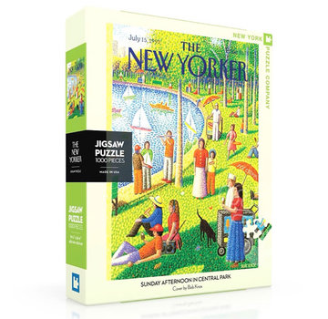 New York Puzzle Company New York Puzzle Co. The New Yorker: Sunday Afternoon in Central Park Puzzle 1000pcs