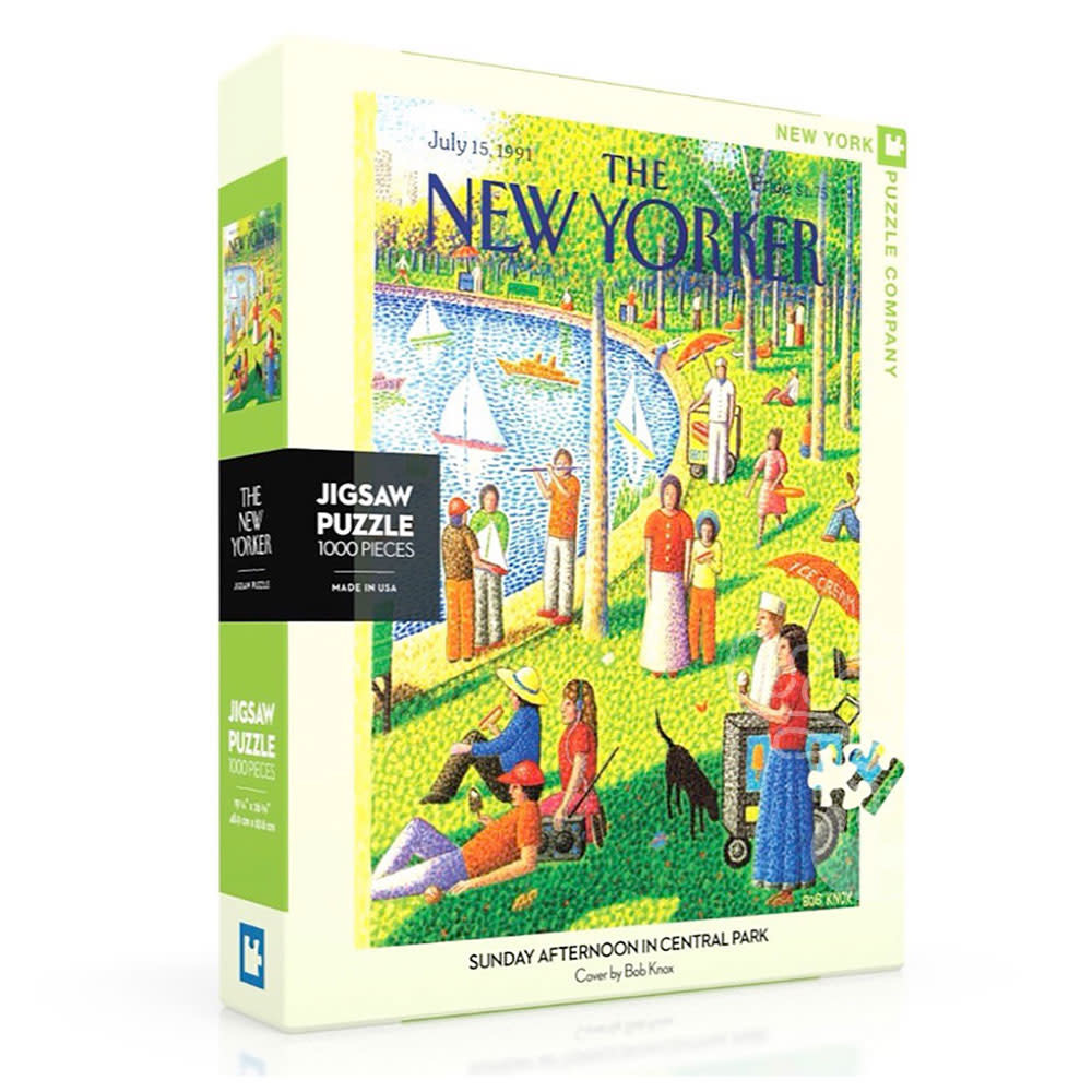 New York Puzzle Co. The New Yorker Sunday Afternoon in Central Park