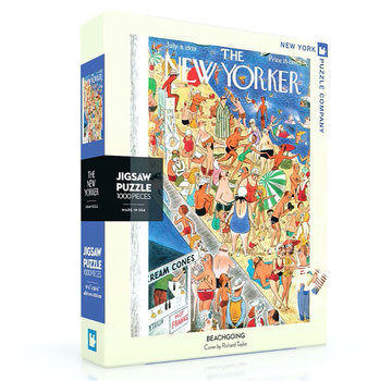 New York Puzzle Company New York Puzzle Co. The New Yorker: Beachgoing Puzzle 1000pcs