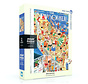 New York Puzzle Co. The New Yorker: Beachgoing Puzzle 1000pcs