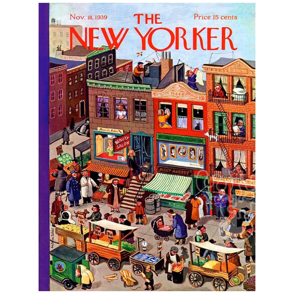 New York Puzzle Co. The New Yorker Main Street Puzzle 1000pcs