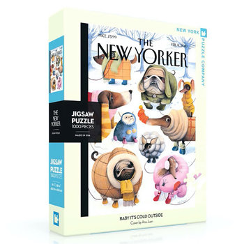 New York Puzzle Company New York Puzzle Co. The New Yorker: Baby It's Cold Outside Puzzle 1000pcs