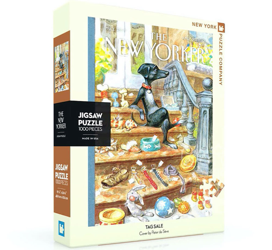 New York Puzzle Co. The New Yorker: Tag Sale Puzzle 1000pcs