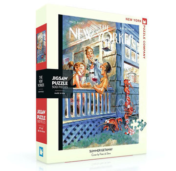 New York Puzzle Company New York Puzzle Co. The New Yorker: Summer Getaway Puzzle 500pcs