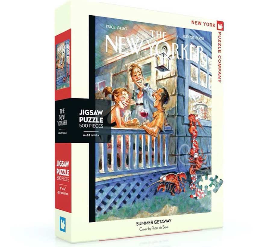 New York Puzzle Co. The New Yorker: Summer Getaway Puzzle 500pcs