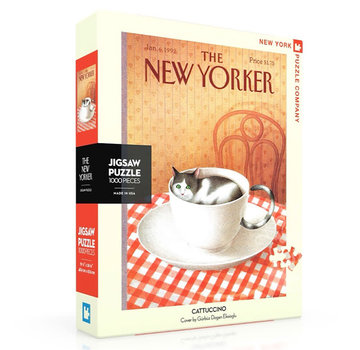 New York Puzzle Company New York Puzzle Co. The New Yorker: Cattuccino Puzzle 1000pcs