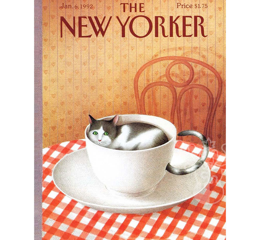 New York Puzzle Co. The New Yorker: Cattuccino Puzzle 1000pcs