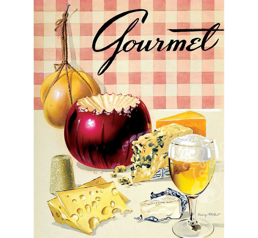 New York Puzzle Co. Gourmet: Cheese Tasting Puzzle 500pcs