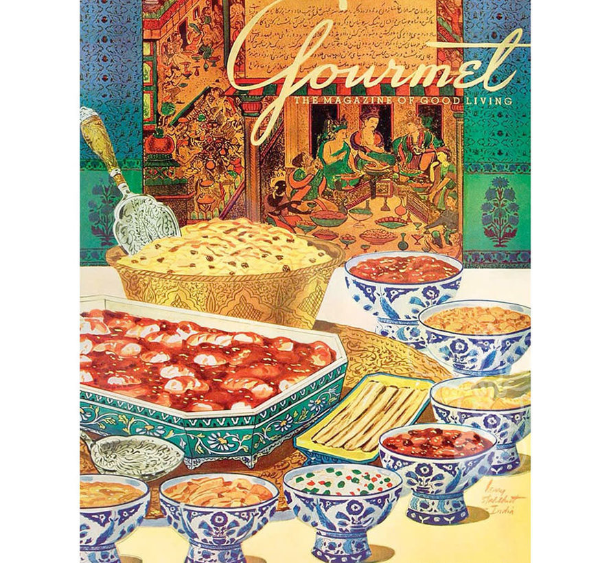 New York Puzzle Co. Gourmet: Indian Cuisine Puzzle 1000pcs