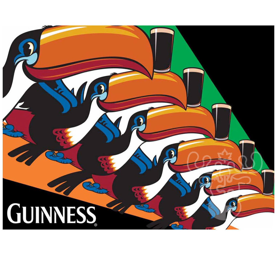 FINAL SALE New York Puzzle Co. Guinness: Thirsty Birds Puzzle 1000pcs