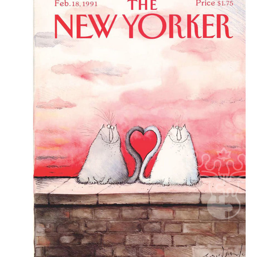 New York Puzzle Co. The New Yorker: Love Kittens Mini Puzzle 100pcs