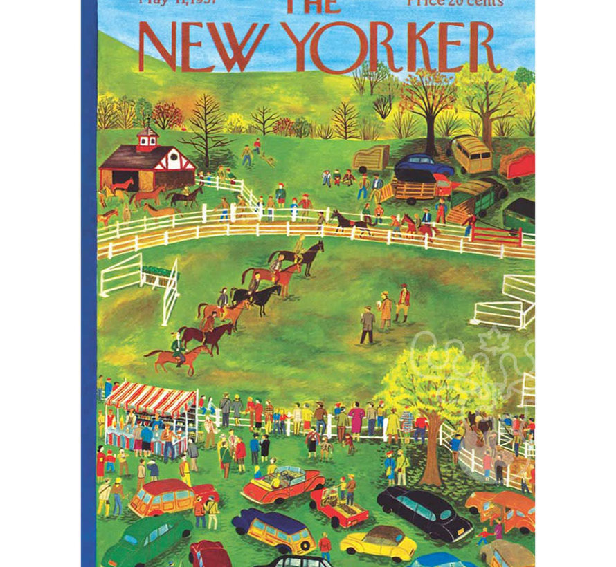 New York Puzzle Co. The New Yorker: Horse Show Puzzle 1000pcs *